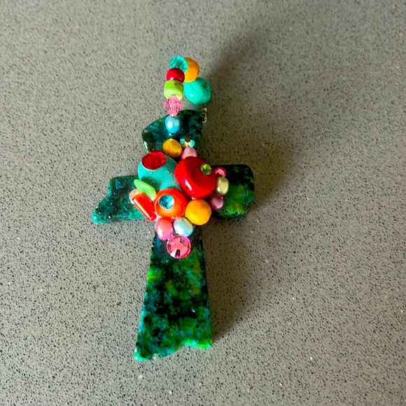Jewelry - Stone Cross Pendant